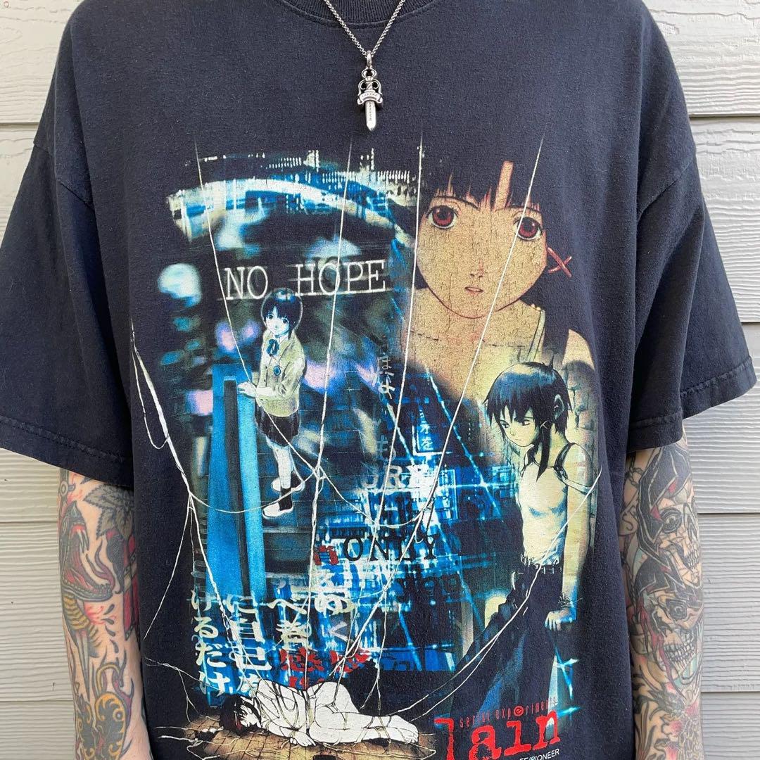 

[USED] Serial Experiments Lain T-shirt, Big Size, Black