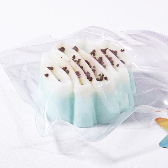 Simulated Food Squeeze Toy Anxiety Relief Stretchy Rice Cake Triangle Cheese Stress Toy Portable Fake Food Decompression