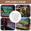 Fish Tank Plant Holder Aquarium Plant Basket Transparent Fish Tank Planter Hydroponic Planting Basket for Fish Tank Landscape