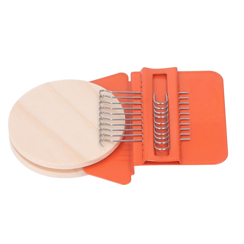 Mașină de țesut mini cu 10 cârlige, mașină de țesut mică de uz casnic cu placă de lemn de 6,5 cm pentru mână