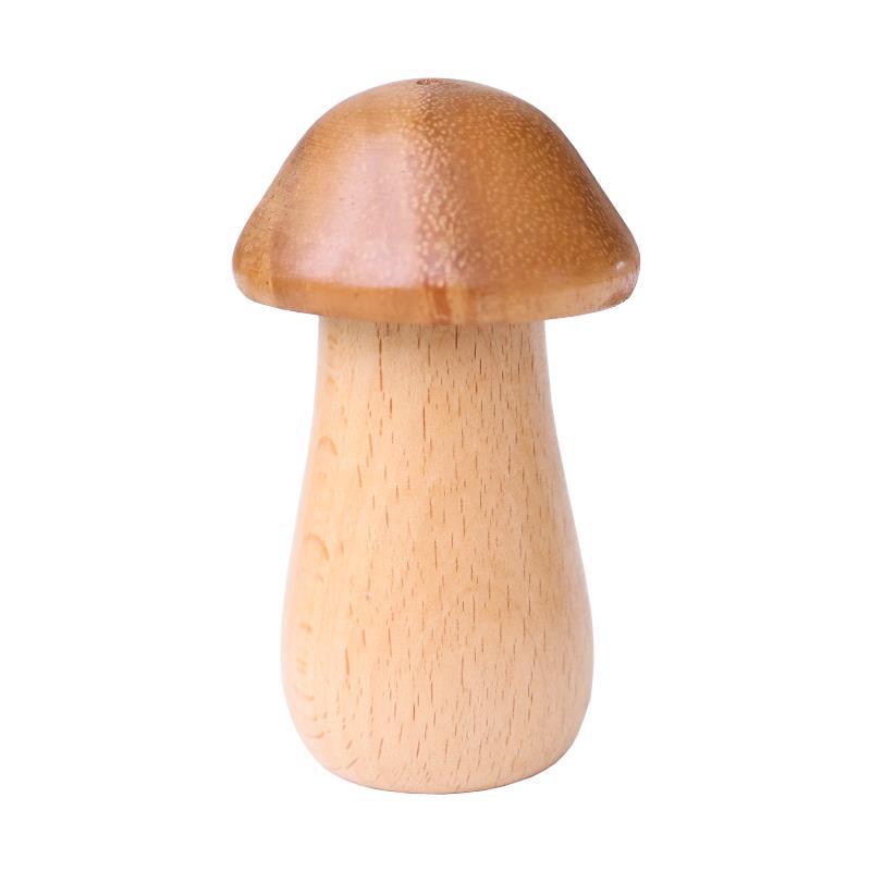 

Деревянная зубочистка держатель персонализированный гриб простая коробка для зубочисток японский креативный милый бытовой кувшин для зубочисток кухонный инструмент