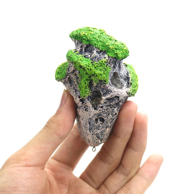 Floating Stone Aquarium Decor: Cross-border Avatar-Themed, Suspended Moss Stone for Fish Tank Landscaping