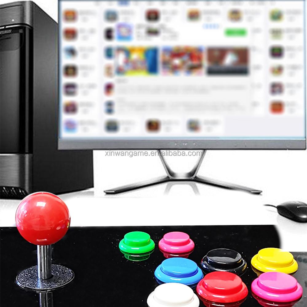 USB Controller Raspberry Pi PC360 PS/3 Steam Android Zero Delay Board Xinwa Joystick Button Customizable DIY Kit Game Coin