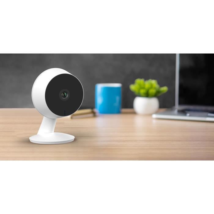 Caméra de sécurité intérieure beafon home 3mp avec vision nocturne et détection de mouvement
