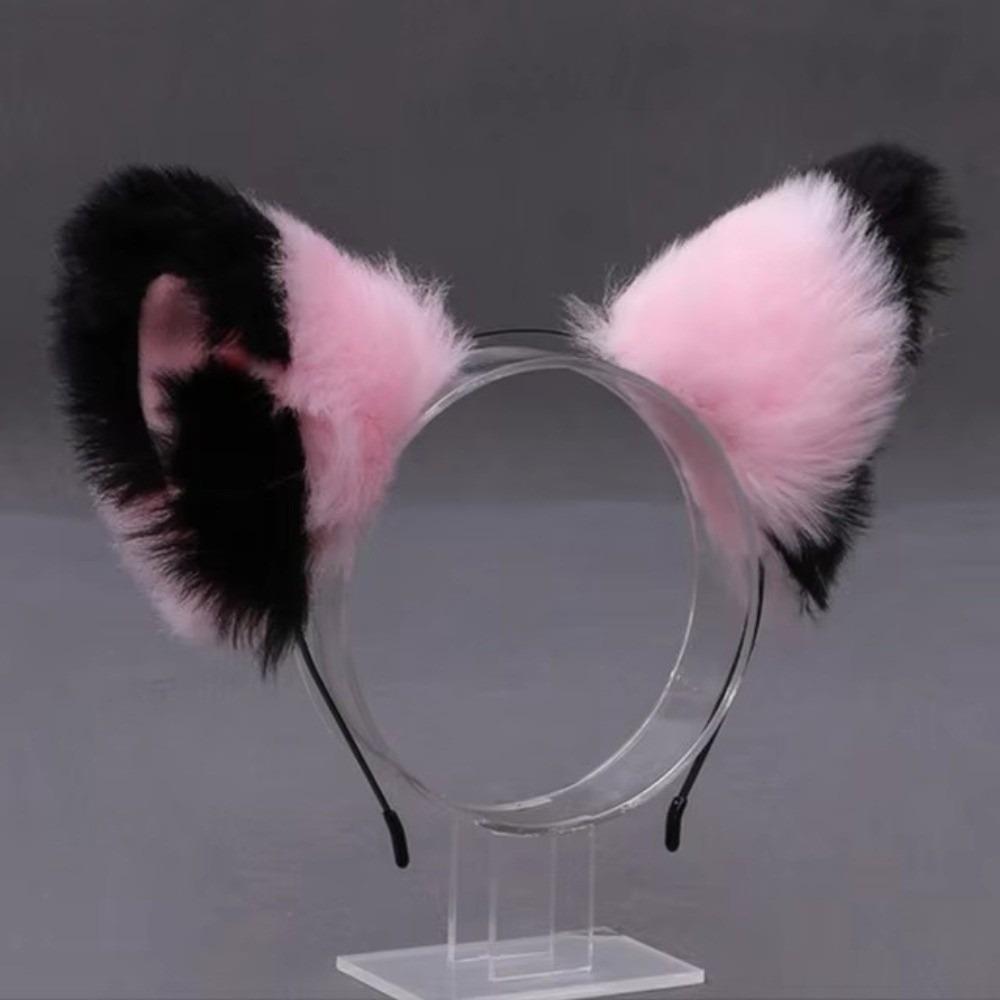 Lolita Plush Hair Band Anime Furry Cosplay Headwear Fashion Cat Ears Headband Girls