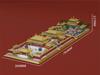 Yu Gao Forbidden City Architecture Chinese LEGO-Compatible High-Difficulty Assembly Toy Ornaments