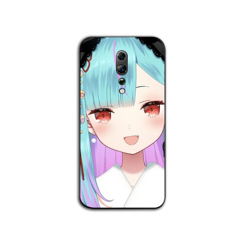 Uruha Rushia Hololive Phone Case For OPPO Find X5 X3 X2 A93 Reno 8 7 Pro A74 A72 A53 Soft Black Phone Cover