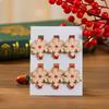 Creative Christmas Wooden Cartoon Clips for Holiday Decoration & Photo Display