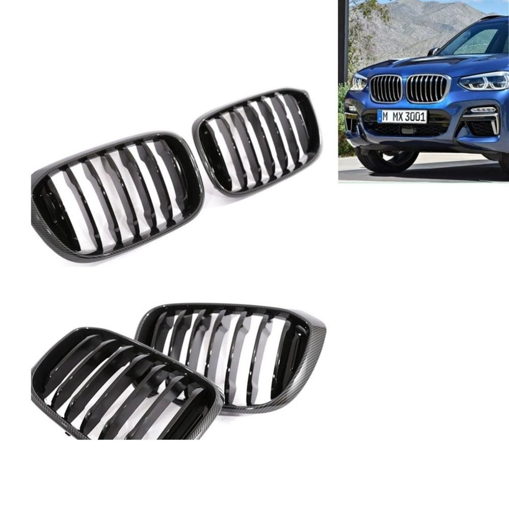 Glossy Black Front Kidney Grille Single & Double Slat Racing Grill for BMW G01 X3 G02 X4 Pre-Facelift 2017-2022 Direct