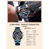 Curren Herrenuhr Blaues Zifferblatt Edelstahlarmband Datum Herren Business Herrenuhren Wasserdicht Luxus Herren Armbanduhren für Herren