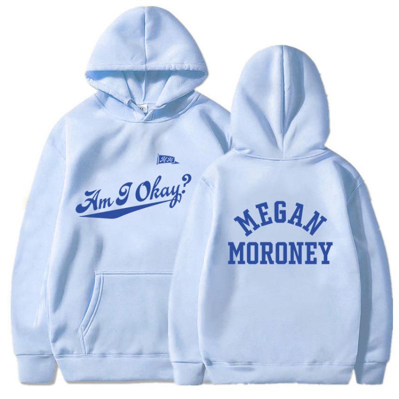 Ladies Spring Autumn Casual Hooded Long Sleeve Big Pocket Letter Printed Pullover Hoodies Sweatshirt Top