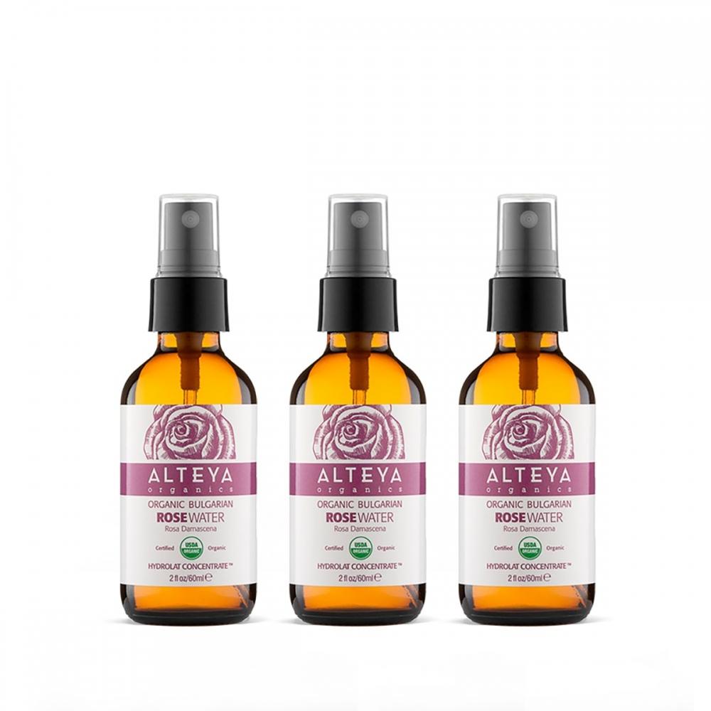 

Altilla Organic Rose Water Mist 60ml X 3 white rose water