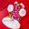Soft Cats Warm Apparel Jubilant Flowered Cotton Jacket Dog Coat Small Dog Clothes  Puppy