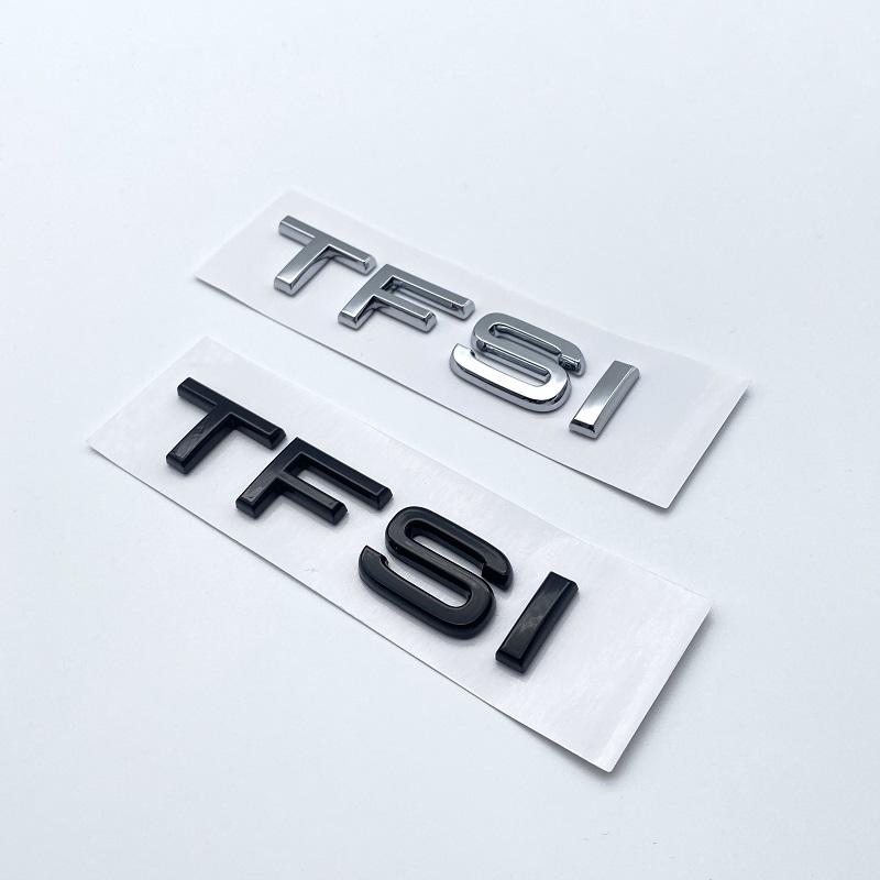 Chrome Glossy Black ABS Letters Numbers 30TFSI 35TFSI 40TFSI 45TFSI 50TFSI Emblem for Audi A3 Car Rear Trunk Logo Sticker