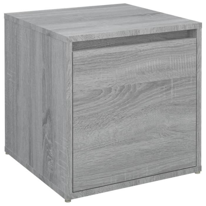 VidaXL Tiroir boîte Sonoma gris 40,5x40x40 cm Bois d'ingénierie 820518