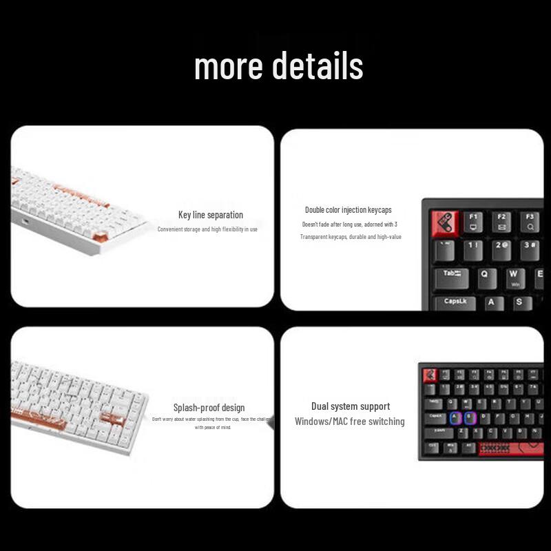 Lenovo Xiaoxin K6X 84-Key Wired Magnetic Switch Gaming Keyboard