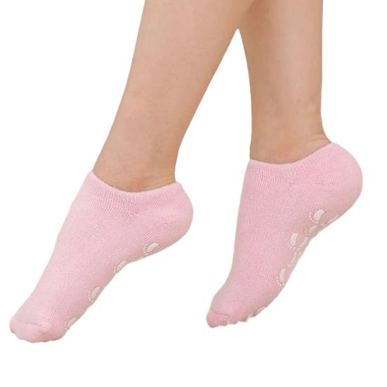 Moisturizing Socks Gel Aloe Foot Spa Socks with Vitamin E Reusable Exfoliating Anti Crack Socks for Dry Dead Skin Remover Foot Care