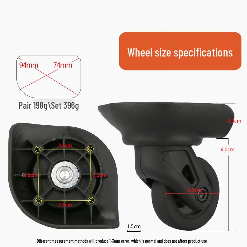 Universal Trolley Suitcase Replacement Wheels - Luggage Repair Accessories