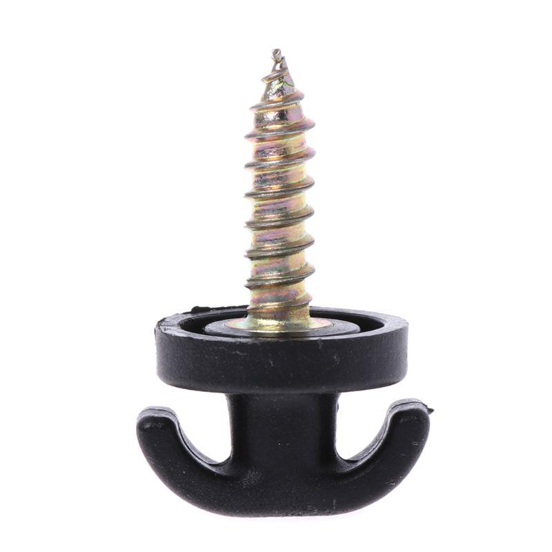 2 Pcs Universal Car Rear Trunk Envelope Cargo Net Tie Down Hook Ring Loop Hangin