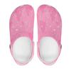 White Printed EVA Clogs for Women Men Lightweight Soft Slip On Casual Shoes Soft Sole Summer Sandals Lightweight Daily Wear