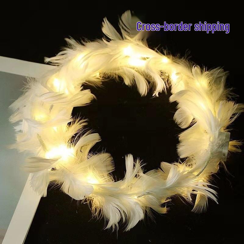 StellaLou Luminous Plush Rabbit Ear Headband & Hair Clip