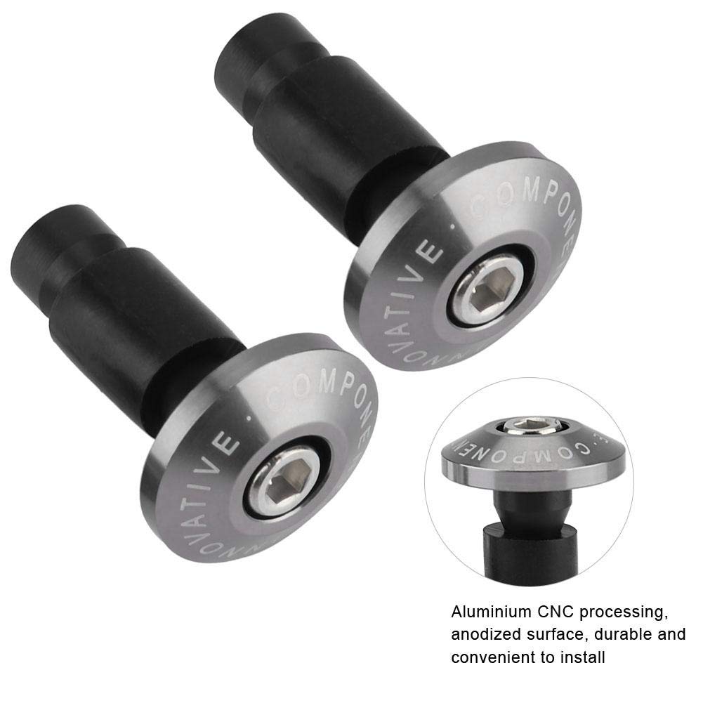 Handlebar Grip Plug, 22mm 7/8inch Motorcycle Handlebar End Slider Plug Cap, Racing ATV Off-Road