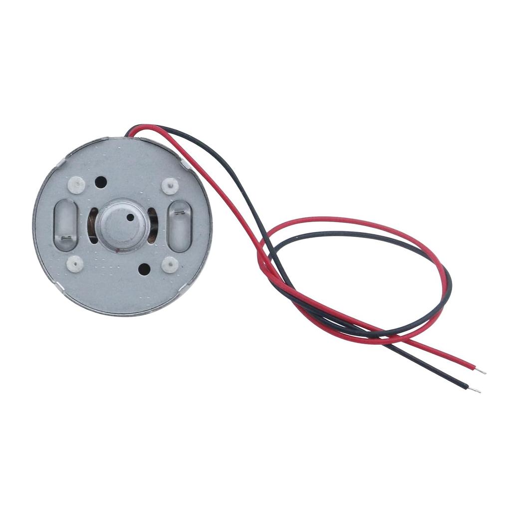 Antrader DC Motor Mini 5V 6000RPM Electric Motor with Wire for DIY Toys Pack of 3