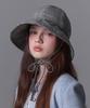 Hwaiteusaenjeu Purple Label Italian Wool Glen Check Round Bucket Hat Basto