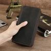 Men's Crazy Horse Leather Business Clutch Wallet