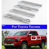 Car Handle Decorative Cover Silver For Toyota Tacoma 2024-2025