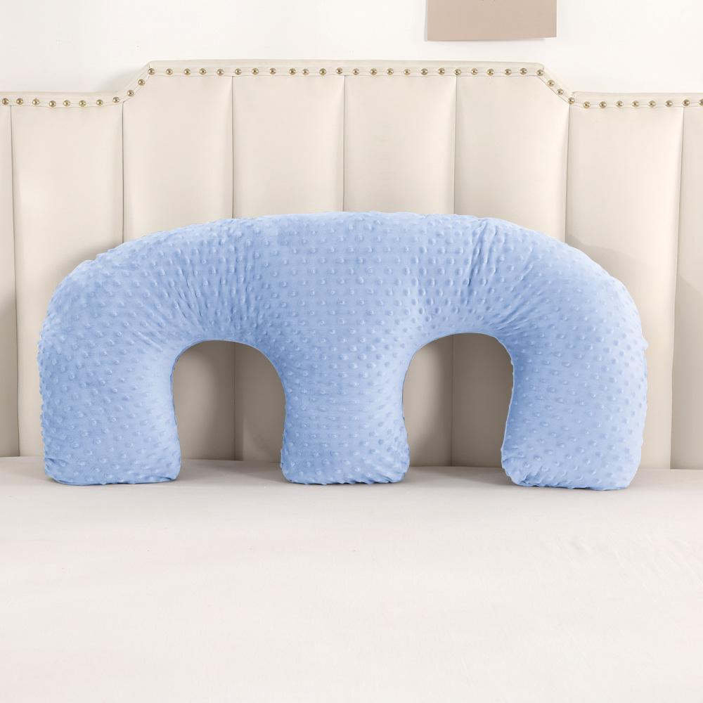 M-Shaped Twin Baby Feeding Pillow – Cradling Support, Anti-Vomiting Design for Lying Down Feeding