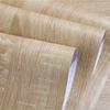 40cm Vinyl Waterproof Wood Grain 3D Stickers for Wardrobe Cupboard Table Closet Furniture PVC Self Adhesive Wallpaper Home Decor