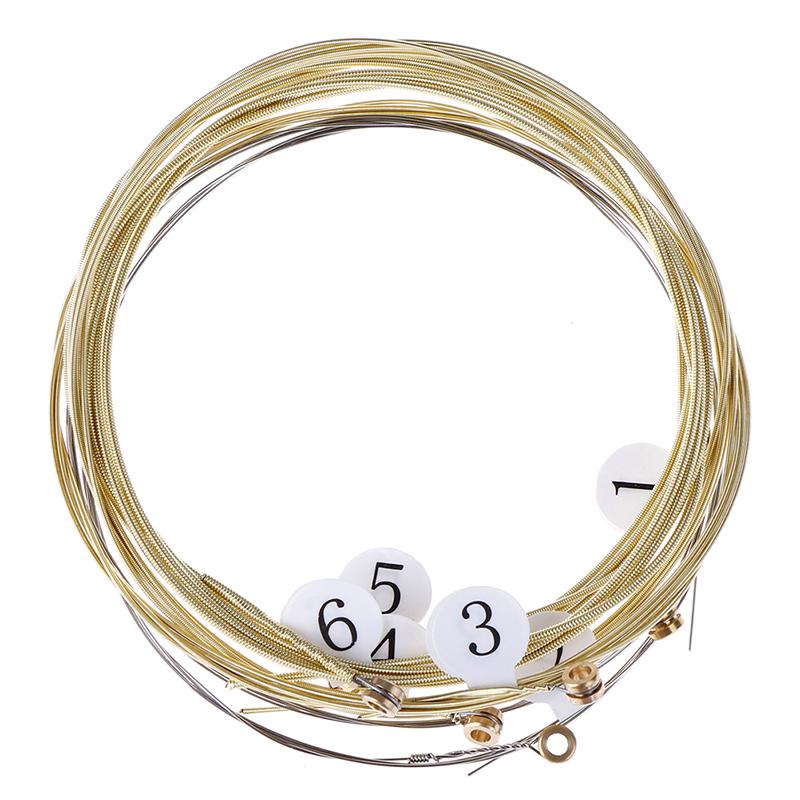 1 Set 6 pcs Practice Nickel Plated Steel Guitar String For Acoustic Guitar