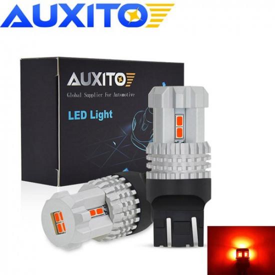 

Super Bright LED Stop Brake Light Red 7443 7444 Bulbs for Buick Verano 2012-2017