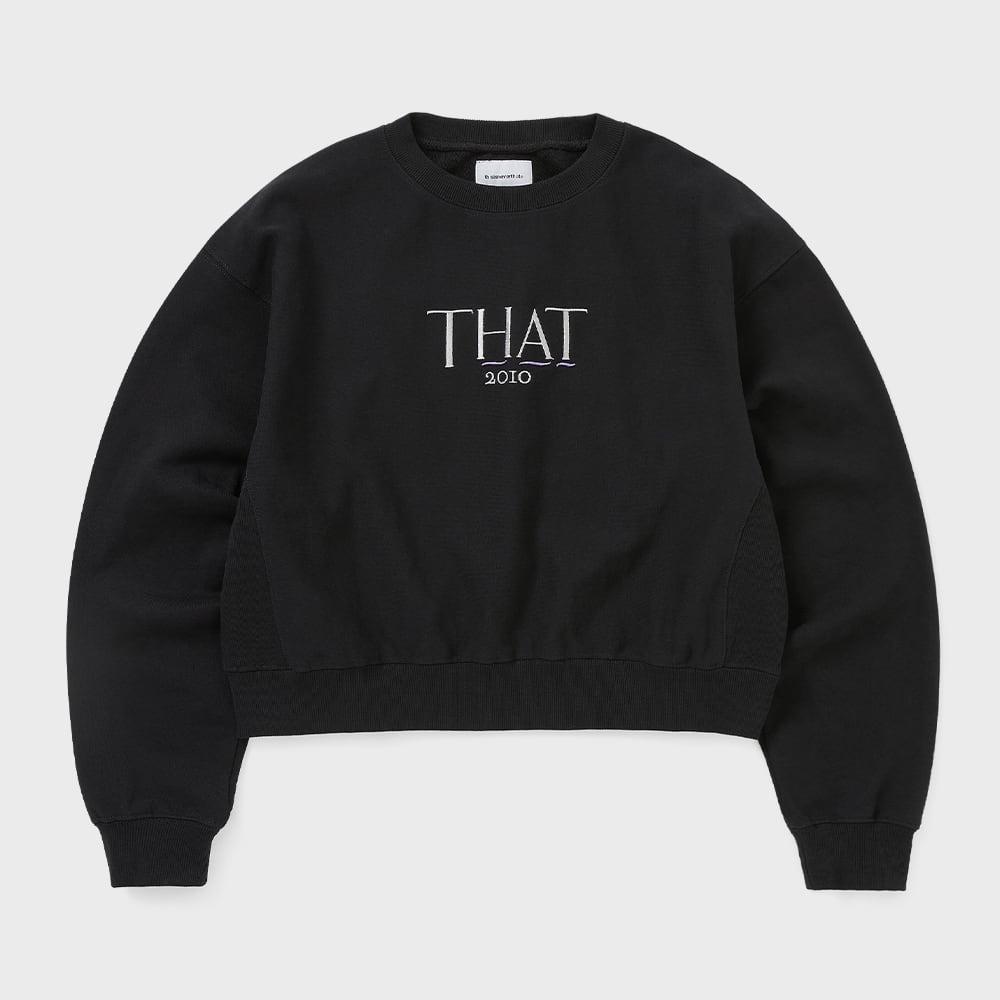 ThIs Is Never That 2010 W creWneck Black S