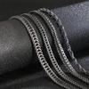 Titanium Steel Simple Braided Men 'S Chain Personalized Versatile Trendy Men 'S Necklace 