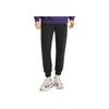 Skechers Logo Outdoor Casual Elastic Waist Knit Jogger Pants Men bottoms Carbon-Black L424M092-0018