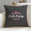 Classic Anime Movie Belle Cushion Cover Soft & Easy-Wash Pillow Case – Versatile for Couch, Bed, Travel and Office