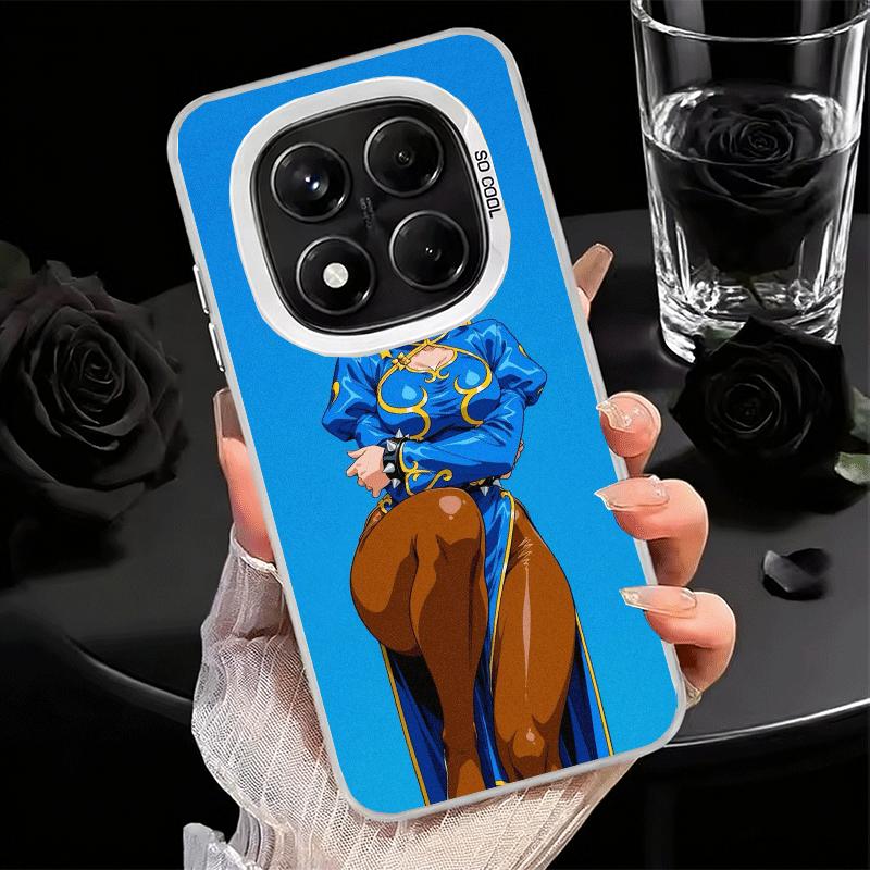 

ChunLi S-Street F-FighterS Soft Phone Case for Xiaomi Redmi Note 13 14 15 Pro Plus 12S 12 11S 11 11T 10S 10 Shockproof Cover Bac Redmi Note 14 4G