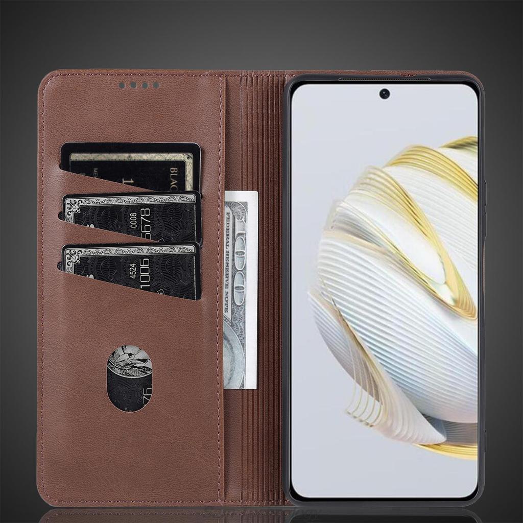 Deluxe Magnetic Adsorption Leather Fitted Case for Huawei Nova 10 SE BNE-LX3 BNE-LX1 Flip Cover Protective Case Fundas Coque