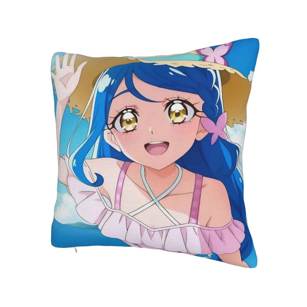 Decorative Pillowcases Soaring Sky Pretty Cure Merch Living Room Pillow Case Cover Zipper Multiple Sizes