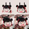 Smile Angry Nezha Expression Plush Backpack Cartoon Single Shoulder Gift Bag