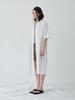Reply Linen Long Shirt Dress_Off White