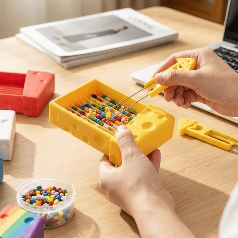 Dust-proof Fuse Beads Picking Tray Efficient Bead Organizer Tray Beading Supplies