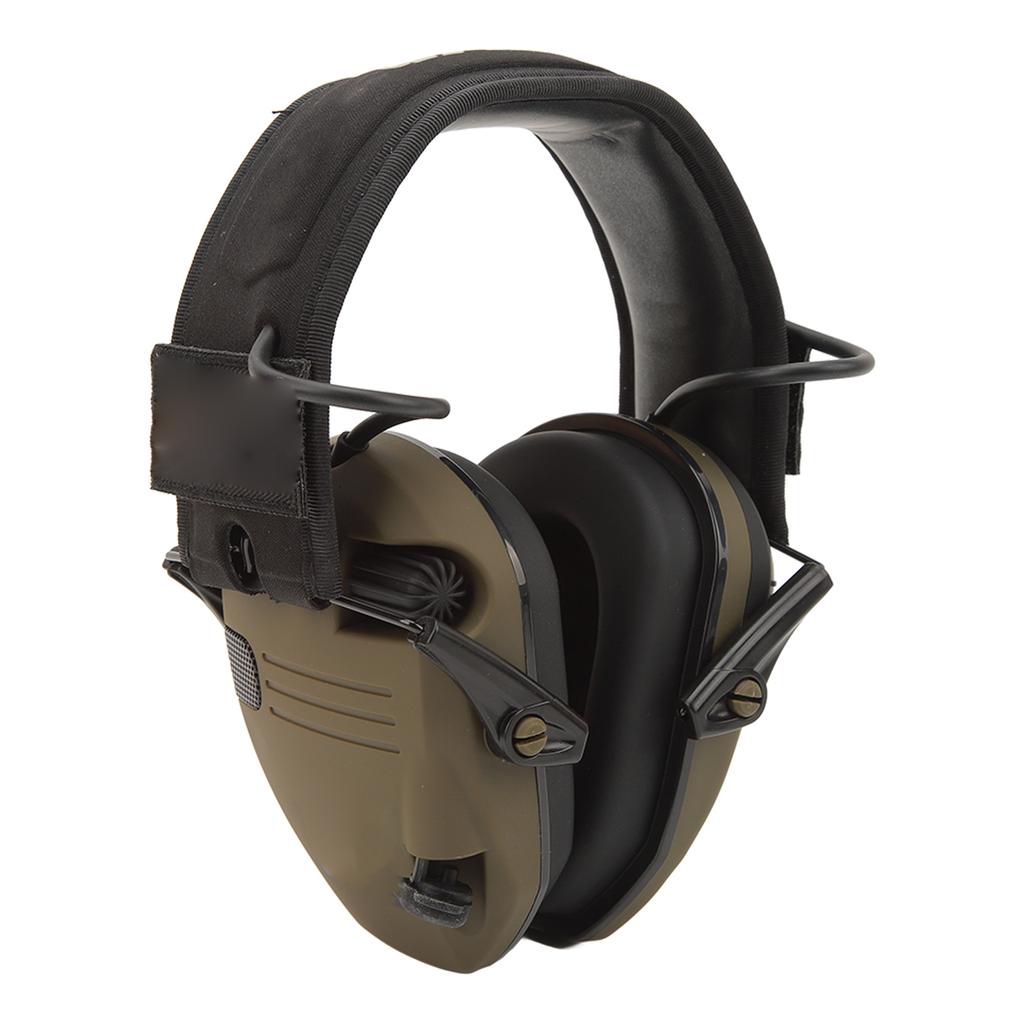 Noise Reduction Earmuffs Soft Padding Foldable Ear Protection Earmuff for Outdoor Use OD Green