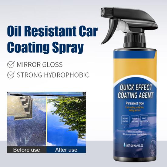 Automotive Coating Spray Easy to Use Waterless Car Quick-Acting Coating Agent Car Scratch Remover Wax Polish