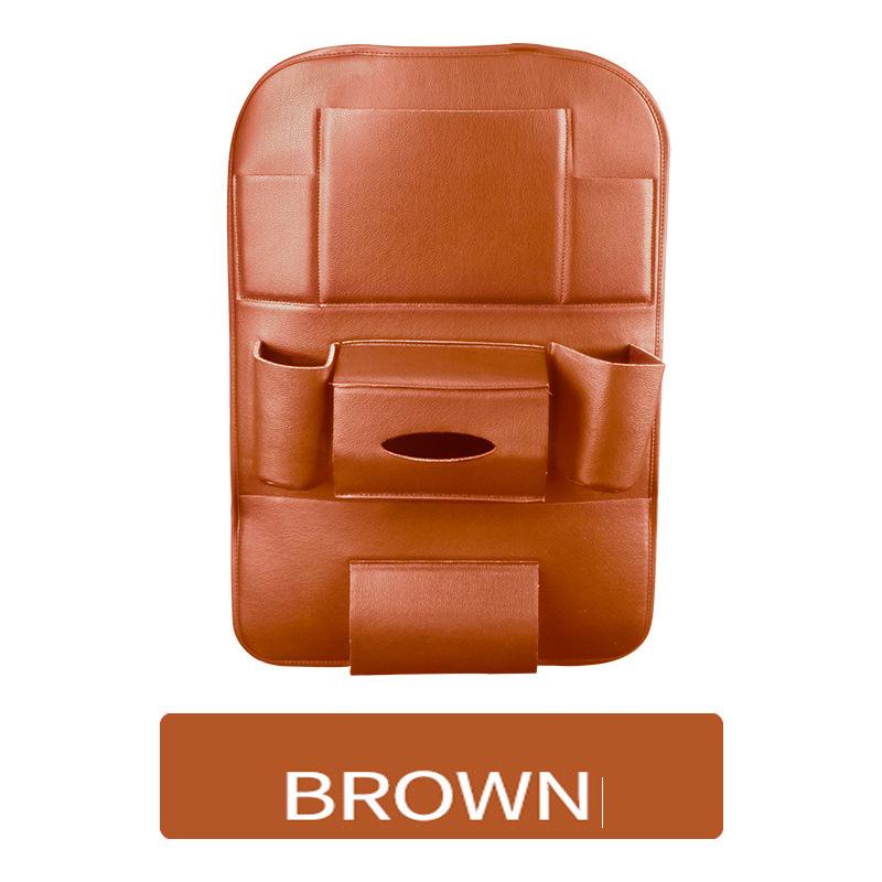 Autositz-Rücken-Organizer-Tasche Universelles Mikrofaserleder Multifunktionale Sitzrücken-Aufbewahrungsbox
