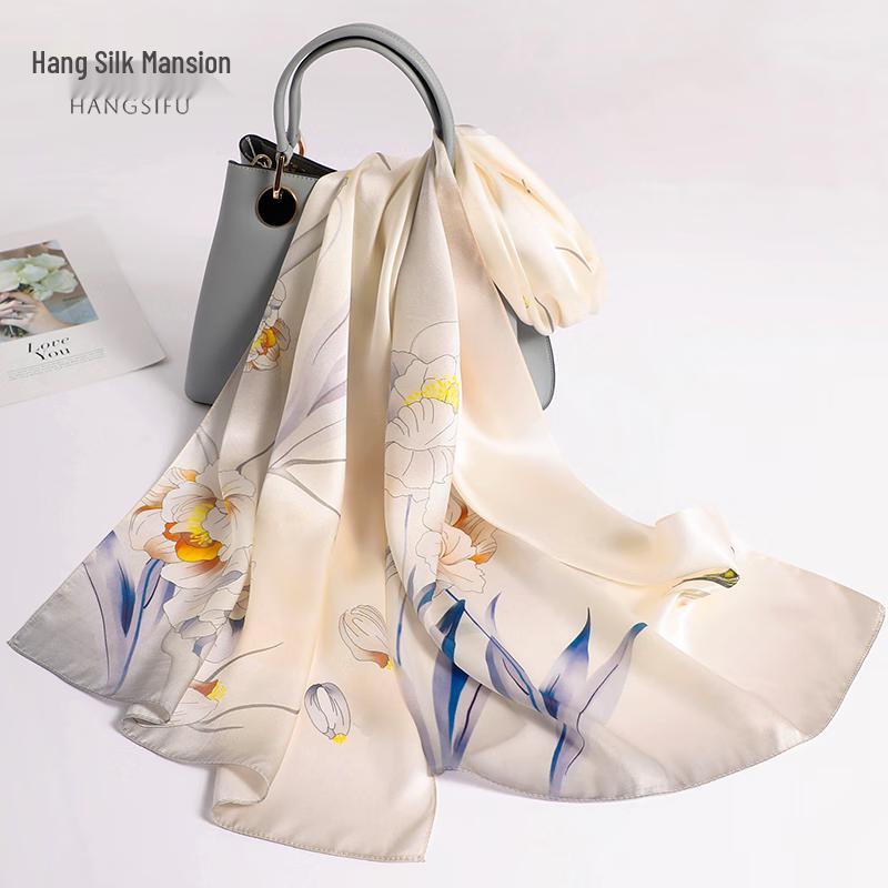 Hang Sifu Women's Mulberry Silk Scarf Shawl
