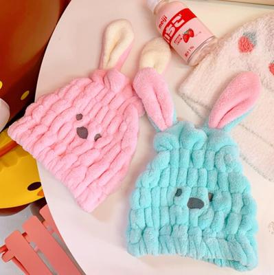 Mikrofaser-Haartuchwickel für Frauen, super saugfähig, schnelltrocknender Haarturban zum Trocknen von lockigem, langem, dickem Haar, in eine Mütze gewickeltes Handtuch