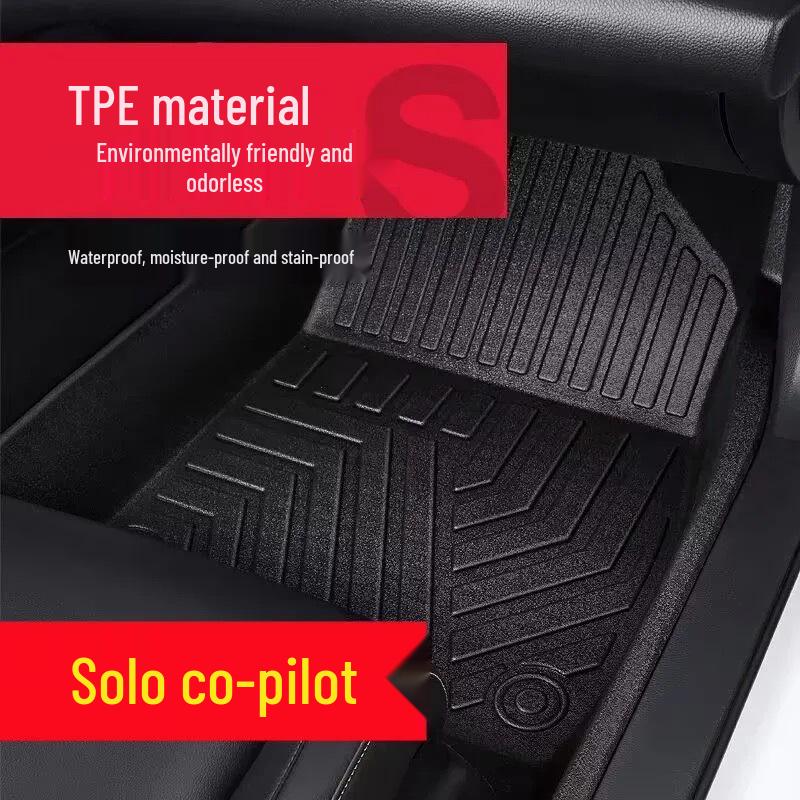 Toyota Camry Full Surround TPE Car Floor Mats for 7th & 8th Gen - Thickened, Wear-Resistant 2024-2026 Camry Hybrid